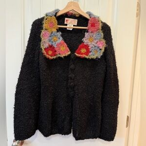 World Folk Art Inc. Knit Alpaca Cardigan